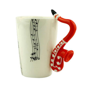 Saxophone Novelty Art Mug