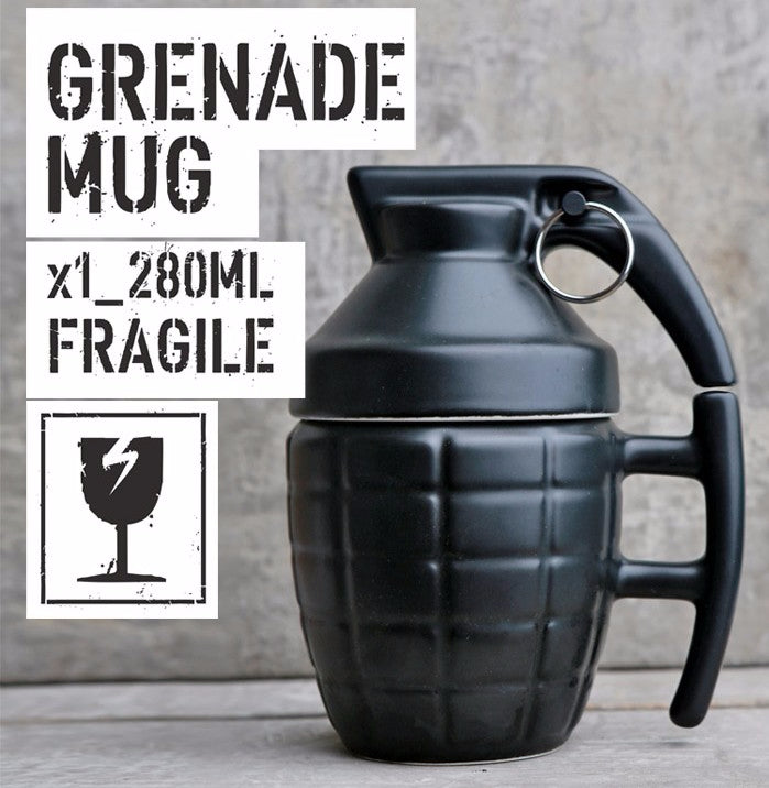 Hand Grenade Designed Mug
