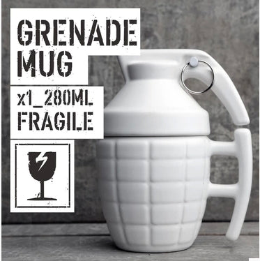 Hand Grenade Designed Mug