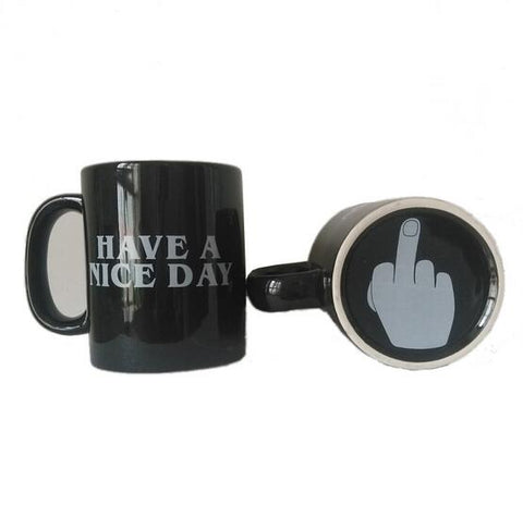 Funny Middle Finger  Cup