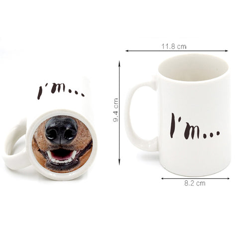 Dog Nose Designed Mug