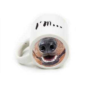 Dog Nose Designed Mug