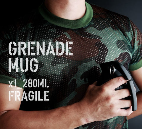 Hand Grenade Designed Mug