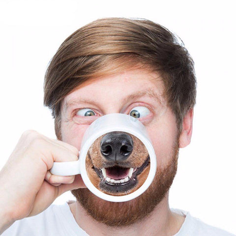 Dog Nose Designed Mug